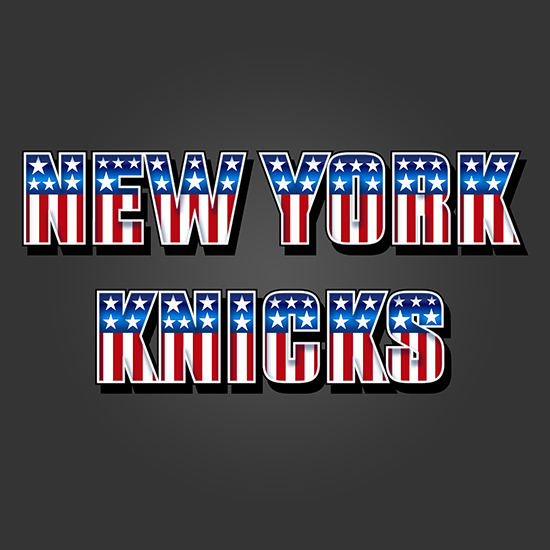 New York Knicks American Captain Logo iron on paper